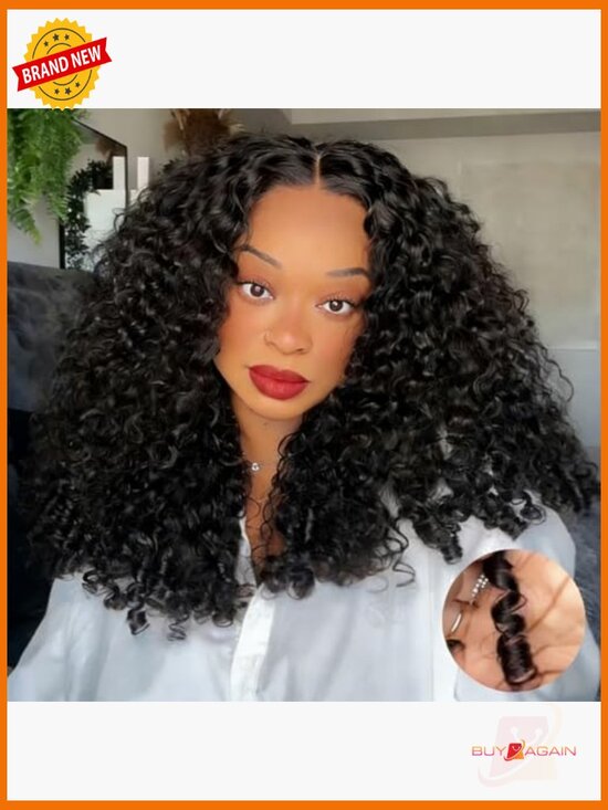 Human Hair Glueless Lace Front Wig 13x6 Drawstring Pre Plucked 180 Density 18